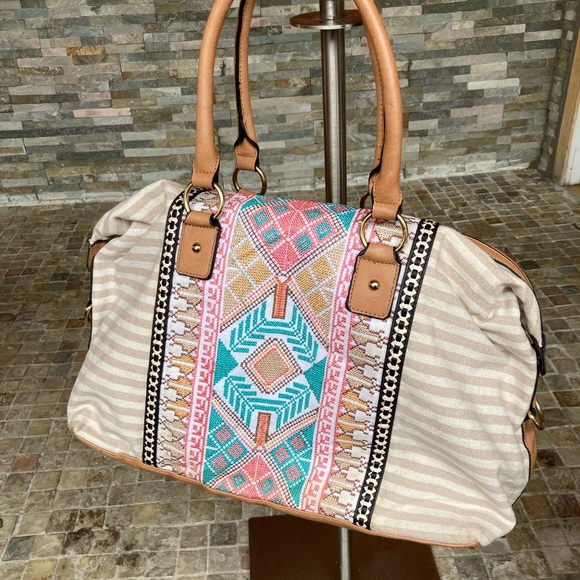 Large weekender bag embroidered - Picture 6 of 13